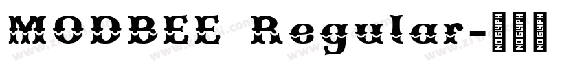 MODBEE Regular字体转换